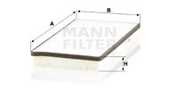 Filter, interior air MANN-FILTER CU3340
