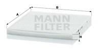 Filter, interior air MANN-FILTER CU2435