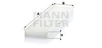 Filter, interior air MANN-FILTER CU4436