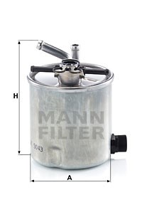Fuel Filter MANN-FILTER WK9043