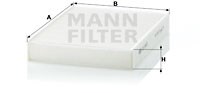 Filter, interior air MANN-FILTER CU2433