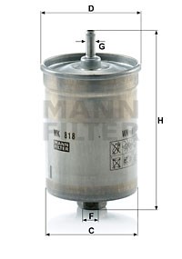 Fuel Filter MANN-FILTER WK818
