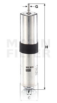 Fuel Filter MANN-FILTER WK5015