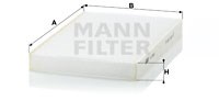 Filter, interior air MANN-FILTER CU2952