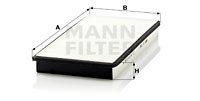 Filter, interior air MANN-FILTER CU3360