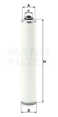 Filter, compressed air system MANN-FILTER LE9019