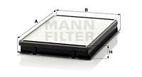 Filter, interior air MANN-FILTER CU2861