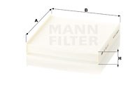 Filter, interior air MANN-FILTER CU22011
