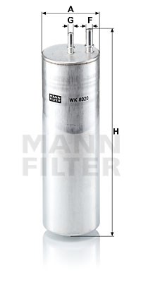 Fuel Filter MANN-FILTER WK8020
