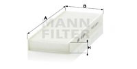 Filter, interior air MANN-FILTER CU2623