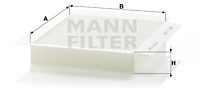 Filter, interior air MANN-FILTER CU2338