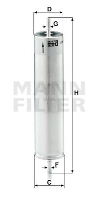Fuel Filter MANN-FILTER WK522