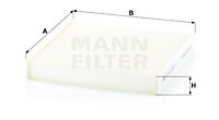 Filter, interior air MANN-FILTER CU22029