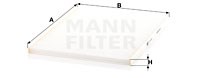 Filter, interior air MANN-FILTER CU28004