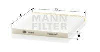 Filter, interior air MANN-FILTER CU1912