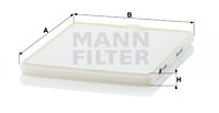 Filter, interior air MANN-FILTER CU2326