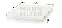 Filter, interior air MANN-FILTER CU3059
