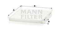 Filter, interior air MANN-FILTER CU2027
