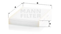Filter, interior air MANN-FILTER CU27009