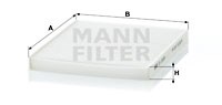 Filter, interior air MANN-FILTER CU2026