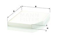 Filter, interior air MANN-FILTER CU29007