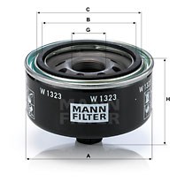 Oil Filter MANN-FILTER W1323