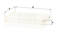 Filter, interior air MANN-FILTER CU21009