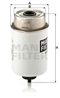 Fuel Filter MANN-FILTER WK8015