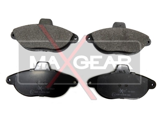 Brake Pad Set, disc brake MAXGEAR 190591 2