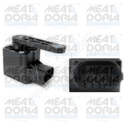 Sensor, Xenon light (headlight levelling) MEAT & DORIA 38001