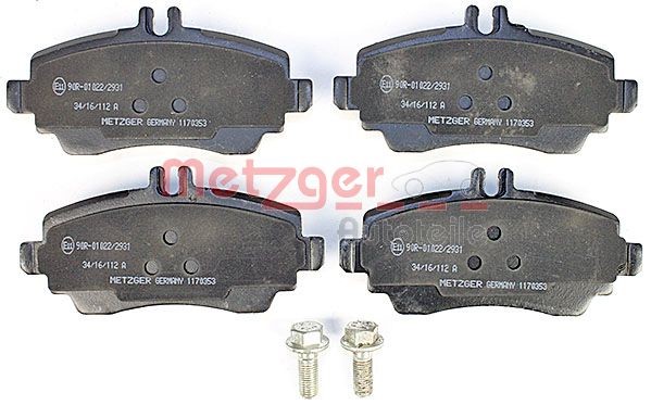 Brake Pad Set, disc brake METZGER 1170353 2