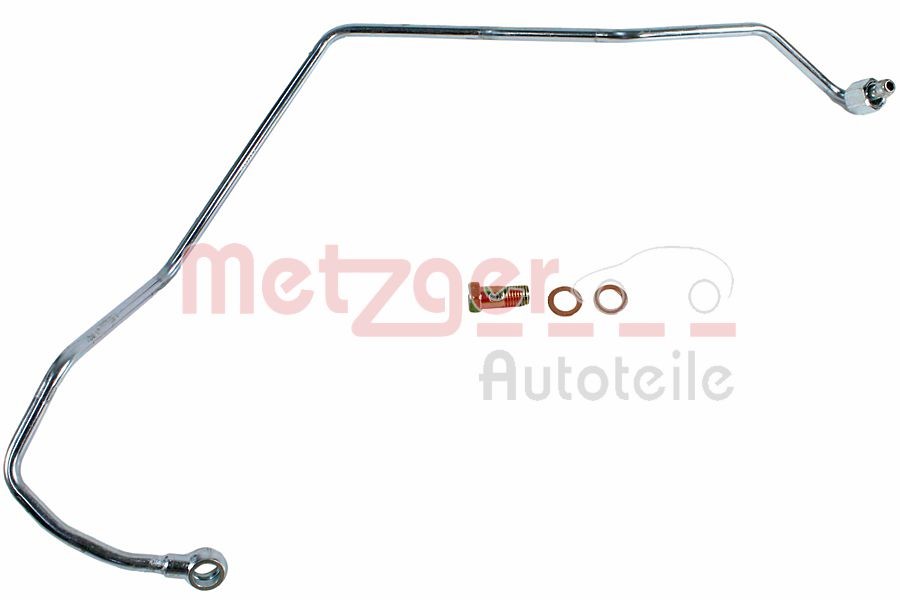 Oil Pipe, charger METZGER 2361154