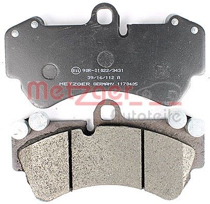 Brake Pad Set, disc brake METZGER 1170405 3