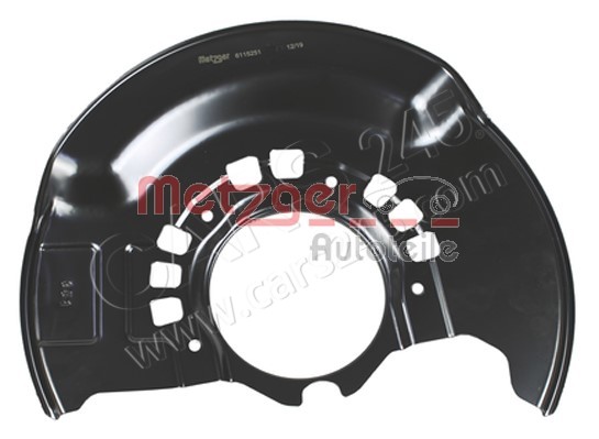 Splash Panel, brake disc METZGER 6115251