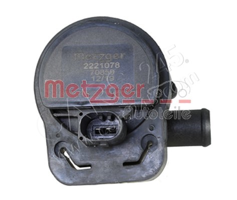 Auxiliary water pump (cooling water circuit) METZGER 2221078 2