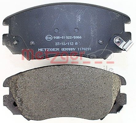Brake Pad Set, disc brake METZGER 1170291 3