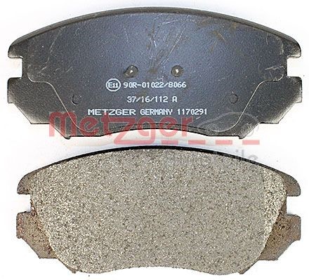 Brake Pad Set, disc brake METZGER 1170291 4
