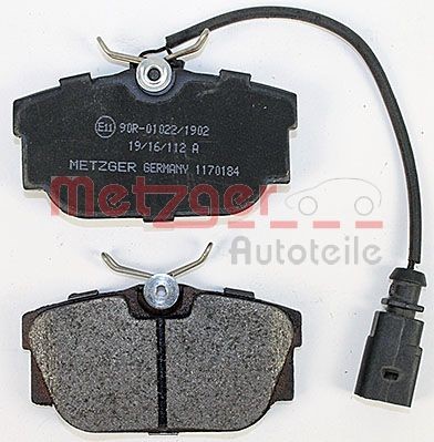 Brake Pad Set, disc brake METZGER 1170184 3
