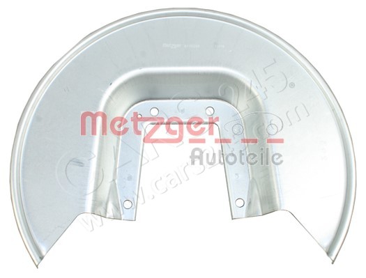 Splash Panel, brake disc METZGER 6115289