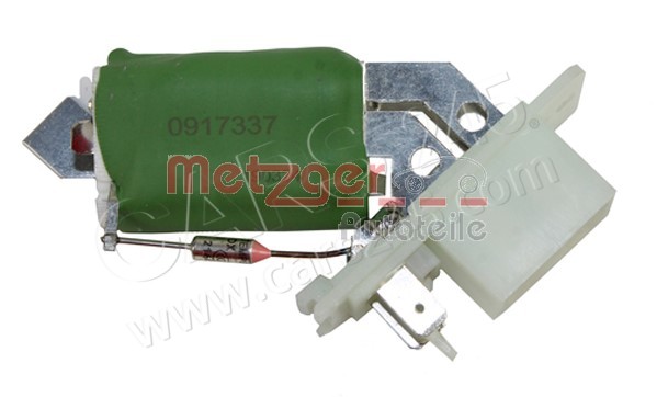 Resistor, interior blower METZGER 0917337
