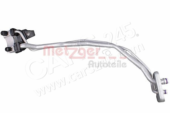 High-/Low Pressure Line, air conditioning METZGER 2360097