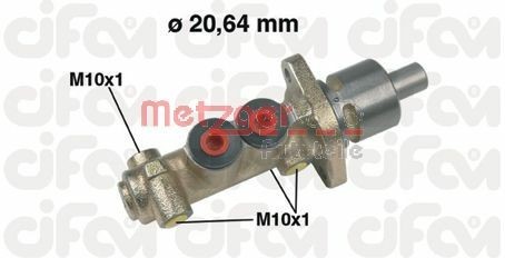 Brake Master Cylinder METZGER 202-149
