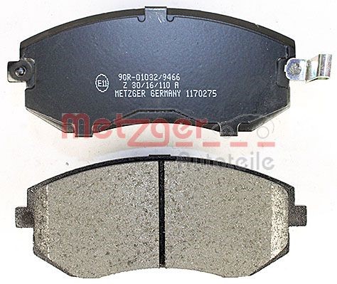 Brake Pad Set, disc brake METZGER 1170275 4