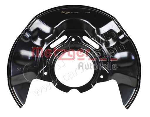 Splash Panel, brake disc METZGER 6115250 2