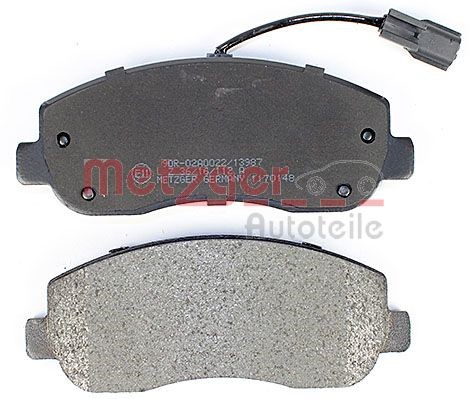 Brake Pad Set, disc brake METZGER 1170148 3