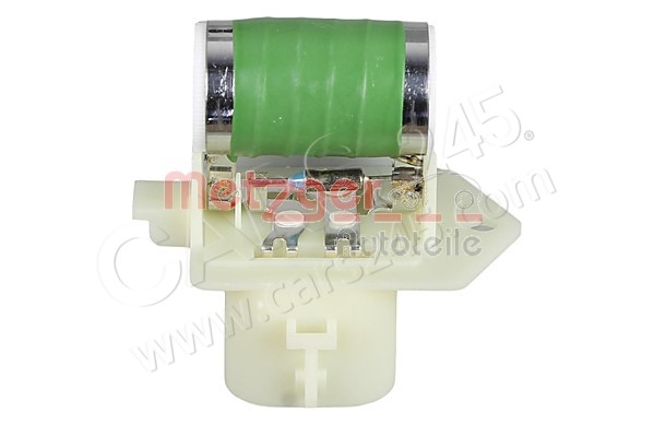 Series resistor, electric motor (radiator fan) METZGER 0917354