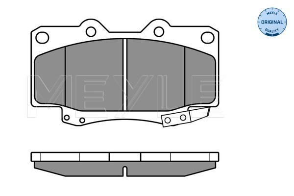 Brake Pad Set, disc brake MEYLE 0252167915/W 3