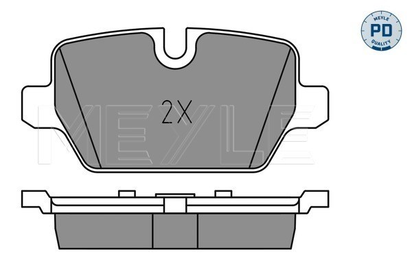 Brake Pad Set, disc brake MEYLE 0252362316/PD 2