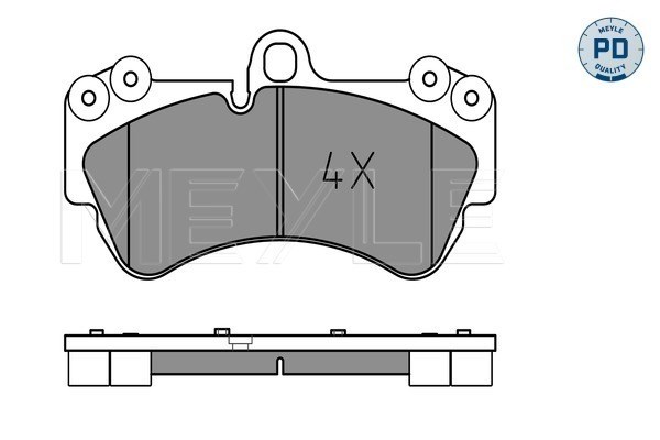 Brake Pad Set, disc brake MEYLE 0252369217/PD