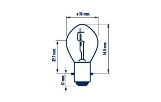 Bulb, headlight NARVA 495313000